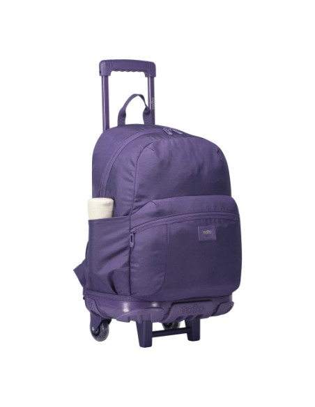 MOCHILA ESCOLAR CON RUEDAS COLOR MORADO - TRIK  TOTTO MA03TKI003-23100-M4R