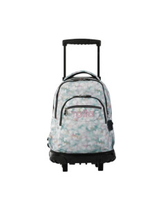 MOCHILA ESCOLAR CON RUEDAS CORAZONES PASTEL TOTTO MA03ECO006-2311P-4HX