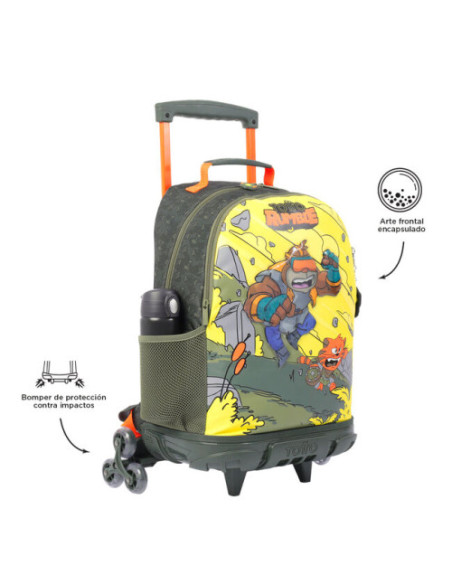 MOCHILA ESCOLAR CON RUEDAS GRANDE DE CARTOONS TOTTO MJ03BWM003-2310-4DJL