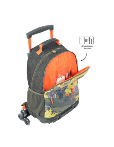 MOCHILA ESCOLAR CON RUEDAS GRANDE DE CARTOONS TOTTO MJ03BWM003-2310-4DJL