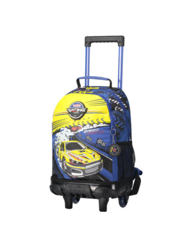 MOCHILA ESCOLAR CON RUEDAS MEDIANA DE CARRERAS...