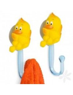 PERCHAS BAÑO PATITOS