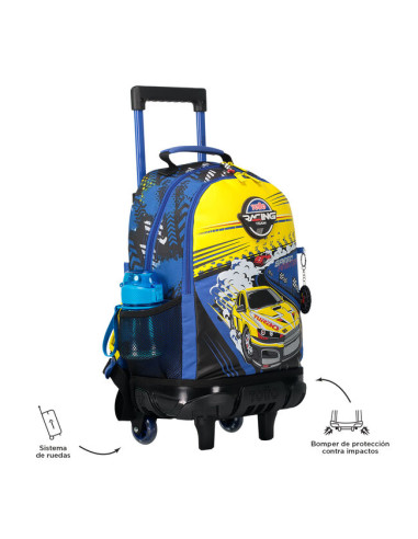 MOCHILA ESCOLAR CON RUEDAS MEDIANA DE CARRERAS...