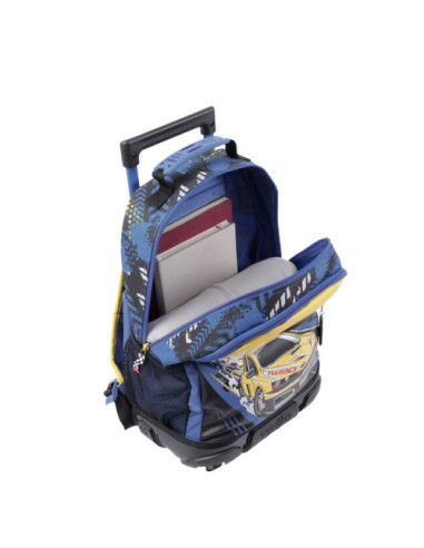 MOCHILA ESCOLAR CON RUEDAS MEDIANA DE CARRERAS...