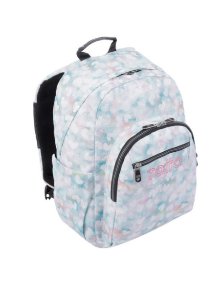 MOCHILA ESCOLAR CORAZONES PASTEL TOTTO MA04ECO001-23110-4HX