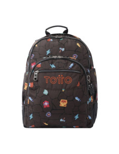 MOCHILA ESCOLAR ESTAMPADO VIDEOJUEGO - CRAYOLES TOTTO MA04ECO029-2210N-3Y7