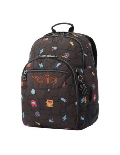 MOCHILA ESCOLAR ESTAMPADO VIDEOJUEGO - CRAYOLES TOTTO MA04ECO029-2210N-3Y7 2