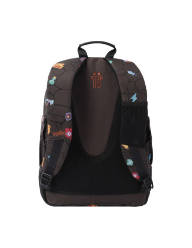 MOCHILA ESCOLAR ESTAMPADO VIDEOJUEGO - CRAYOLES...