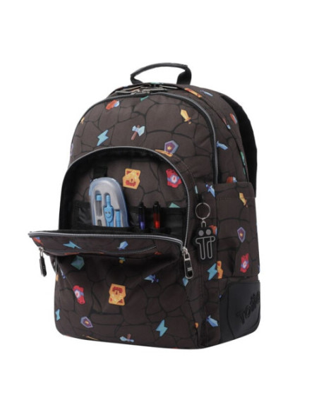 MOCHILA ESCOLAR ESTAMPADO VIDEOJUEGO - CRAYOLES TOTTO MA04ECO029-2210N-3Y7