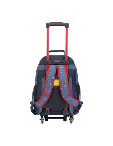 MOCHILA ESCOLAR GRANDE 3 RUEDAS - ATLAS TOTTO...