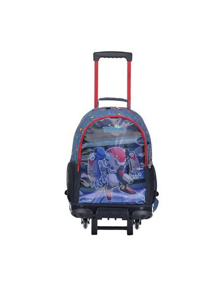MOCHILA ESCOLAR GRANDE 3 RUEDAS - ATLAS TOTTO MJ03ATA003-2210-2JW