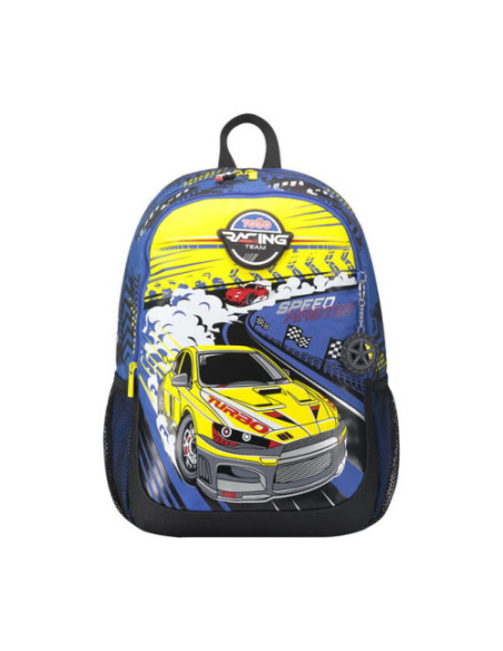 MOCHILA ESCOLAR GRANDE DE CARRERAS DE COCHES TOTTO MJ04VLC003-2310-6J7L