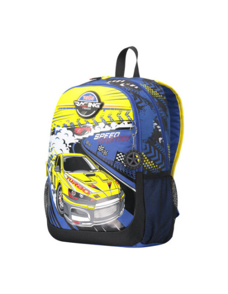 MOCHILA ESCOLAR GRANDE DE CARRERAS DE COCHES TOTTO MJ04VLC003-2310-6J7L