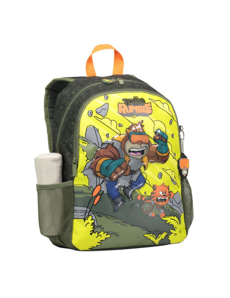 MOCHILA ESCOLAR MEDIANA DE CARTOONS TOTTO MJ04BWM002-2310-4DJM