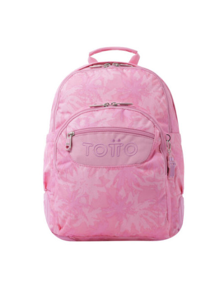 MOCHILA ESCOLAR PALMERAS ROSAS - CRAYOLES TOTTO MA04ECO029-2210N-8IE