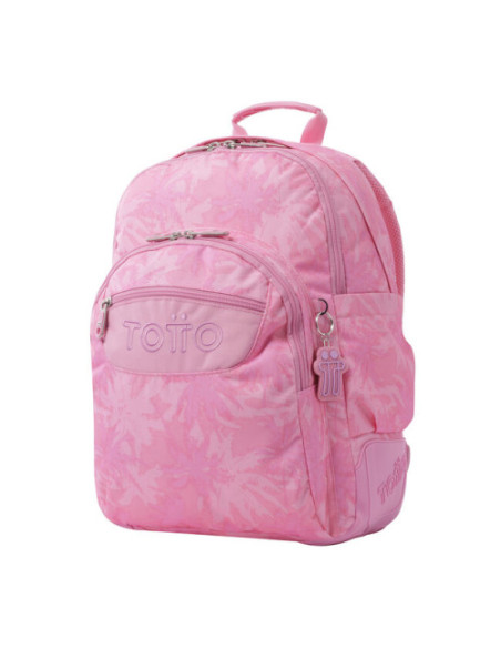 MOCHILA ESCOLAR PALMERAS ROSAS - CRAYOLES TOTTO MA04ECO029-2210N-8IE