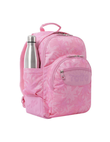 MOCHILA ESCOLAR PALMERAS ROSAS - CRAYOLES TOTTO MA04ECO029-2210N-8IE