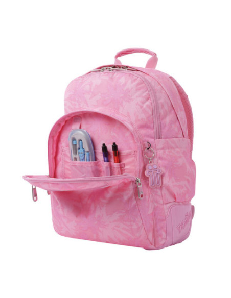 MOCHILA ESCOLAR PALMERAS ROSAS - CRAYOLES TOTTO MA04ECO029-2210N-8IE