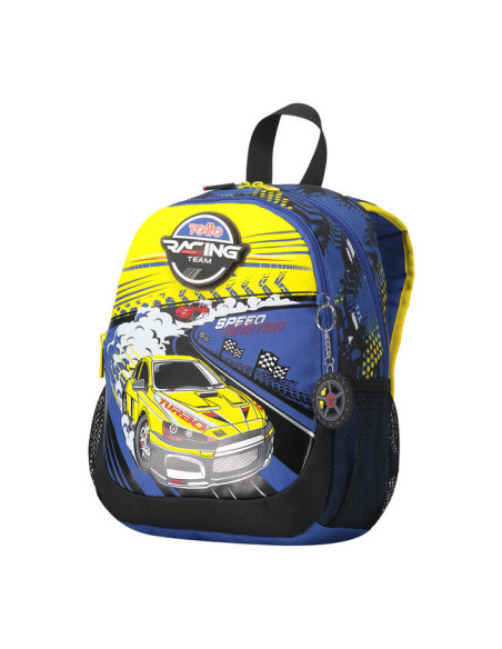 MOCHILA ESCOLAR PEQUEÑA DE CARRERAS DE COCHES TOTTO MJ04VLC001-2310-6J7S