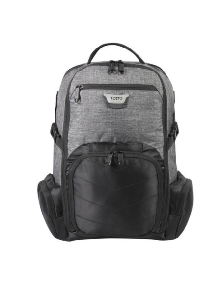 MOCHILA HYBRID TABLET Y PC 15'' 4 CREMALLERAS GRIS/NEGRO TOTTO MA04IND588-1620G-GN0