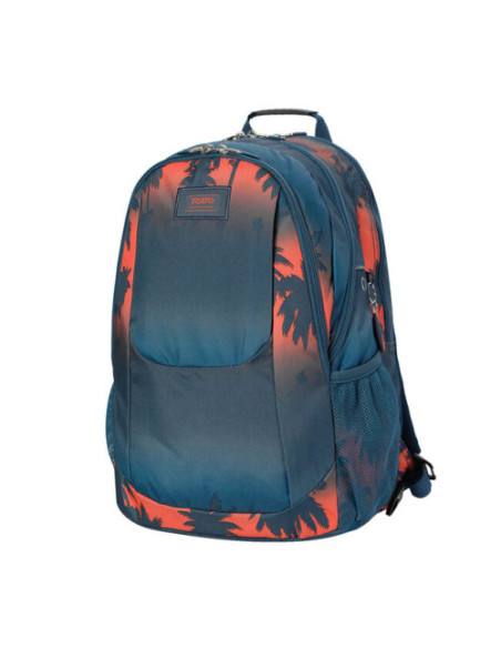 MOCHILA JUVENIL ESO Y BACHILLERATO MULTIUSOS PALMERAS II TOTTO MA04SUP004-2010H-7FH