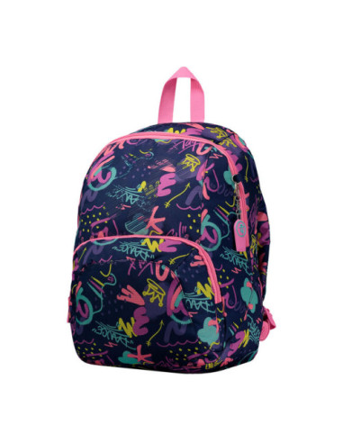 MOCHILA JUVENIL ESTAMPADO MULTICOLOR - GAMMATTO...