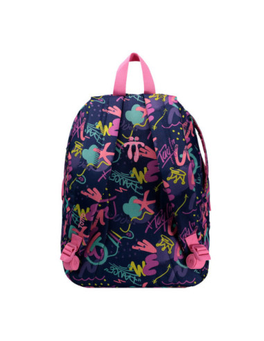 MOCHILA JUVENIL ESTAMPADO MULTICOLOR - GAMMATTO...