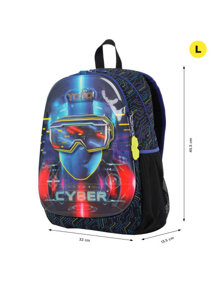 MOCHILA MORRAL METTAVERSE L TOTTO MJ04MTV003-2320-5CEL