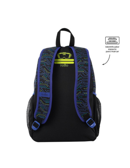 MOCHILA MORRAL METTAVERSE L TOTTO MJ04MTV003-2320-5CEL