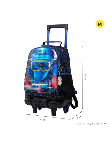 MOCHILA MORRAL RUE BOMPER METTAVERSE M TOTTO MJ03MTV005-2320-5CEM