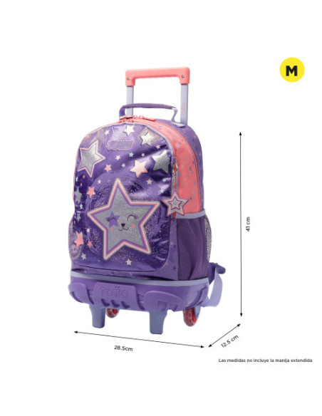 MOCHILA MORRAL RUE BOMPER STAR CAT M TOTTO MJ03STC005-2410-4Q8M