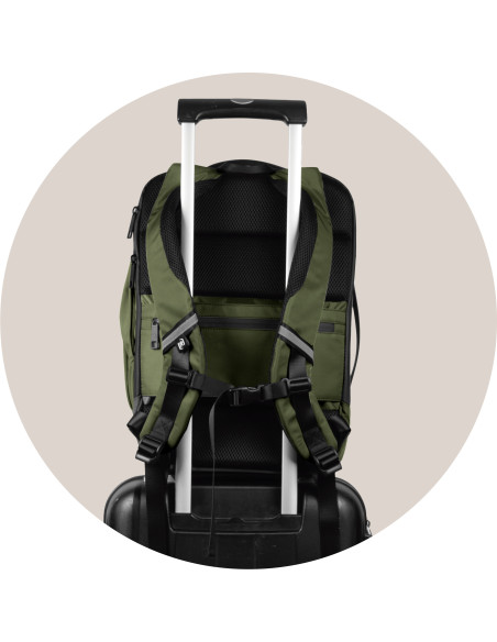 MOCHILA PARA PORTATIL 15" EXECUTIVE OXFBAG RPET CAQUI OXFORD 400191413