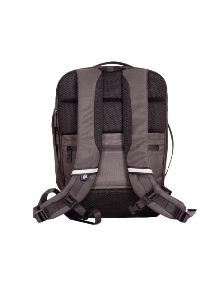 MOCHILA PARA PORTATIL 15" EXECUTIVE OXFBAG RPET GRIS OXFORD 400191412