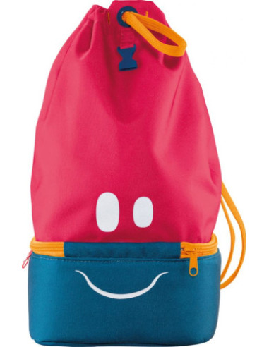 MOCHILA PORTA ALIMENTO KIDS CONCEPT ROSA MAPED...