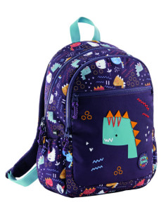 MOCHILA TRIPLE LISBOA RECICLADA FUN DINO MIQUELRIUS MR19247