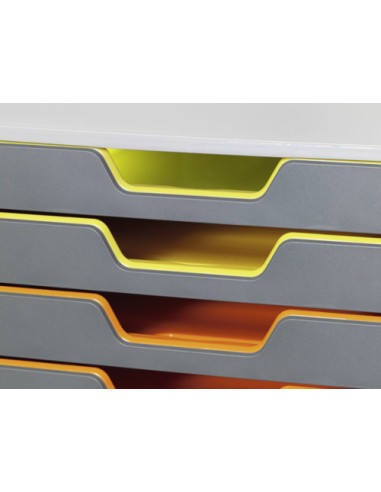 MODULO 10 CAJONES VARICOLOR 10 DURABLE 7610-275