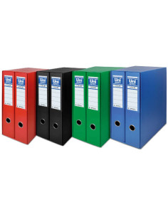 MODULO 2 ARCHIVADORES PALANCA 65 COLOR NEGRO UNISYSTEM COLOR 17231010
