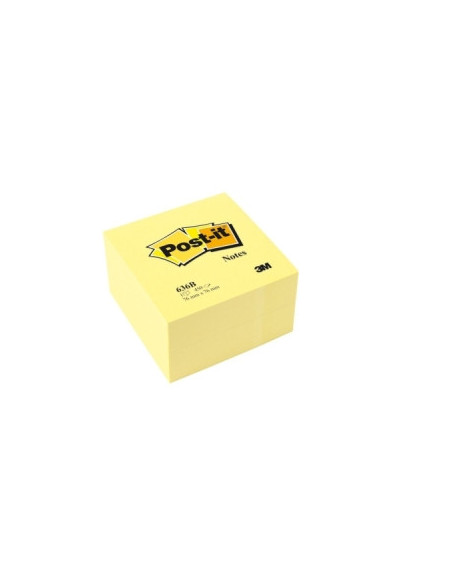 CUBO 450 HOJAS NOTAS ADHESIVAS 76X76MM CANARY YELLOW 636-B POST-IT 7100172238