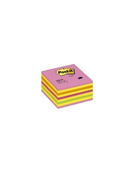 CUBO 450 HOJAS NOTAS ADHESIVAS 76X76MM COLORES SURTIDOS AZULES-VERDES 2028-NB POST-IT 7100172387
