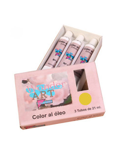 CAJA 3 TUBOS 21ML. ÓLEO Nº.06 OCRE WONDER ART BY PRYSE 6250006