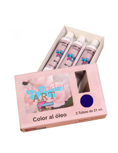 CAJA 3 TUBOS 21ML. ÓLEO Nº.26 AZUL PRUSSIAN WONDER ART BY PRYSE 6250026
