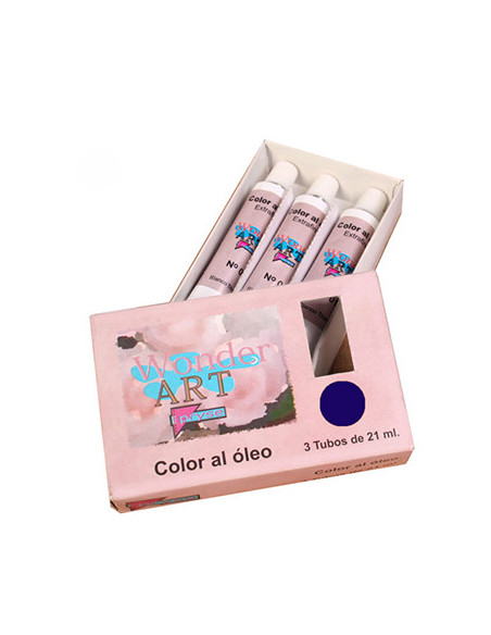 CAJA 3 TUBOS 21ML. ÓLEO Nº.26 AZUL PRUSSIAN WONDER ART BY PRYSE 6250026