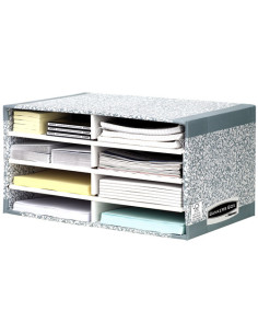 ORGANIZADOR GRIS/BLANCO BANKERS BOX 08750EU