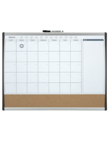 ORGANIZADOR MENSUAL MAGNETICO+TABLERO CORCHO...