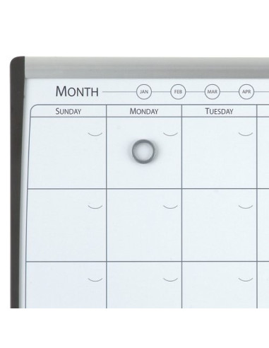 ORGANIZADOR MENSUAL MAGNETICO+TABLERO CORCHO...