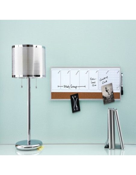 ORGANIZADOR SEMANAL MAGNETICO+TABLERO CORCHO HORIZONTAL 585x190MM NOBO 1903780