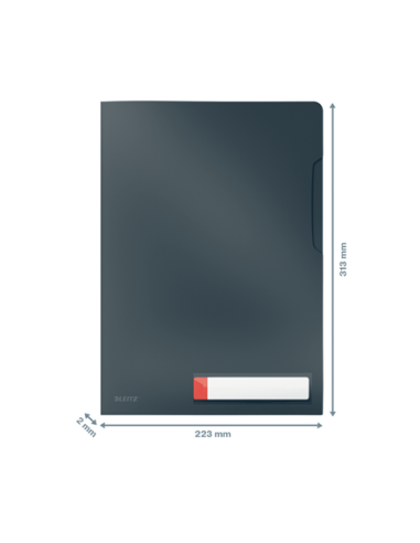 P-3 DOSSIER PRIVACIDAD COSY GRIS LEITZ 47080089