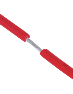 PACK 100 FASTENER METAL FLEXIBLE D-CLIP ROJO BANKERS BOX 1189301 2