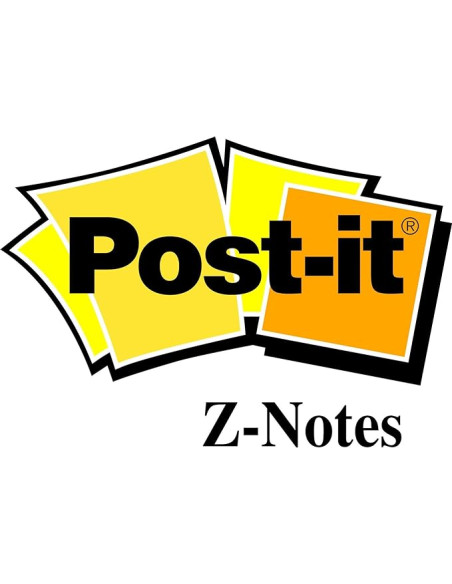 PACK 12 BLOCS 100 HOJAS Z-NOTES ADHESIVAS 76X76MM COLORES SURTIDOS FLÚOR R330-NR POST-IT 7100290154