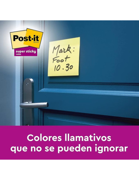 PACK 12 BLOCS 100 HOJAS Z-NOTES ADHESIVAS 76X76MM COLORES SURTIDOS FLÚOR R330-NR POST-IT 7100290154